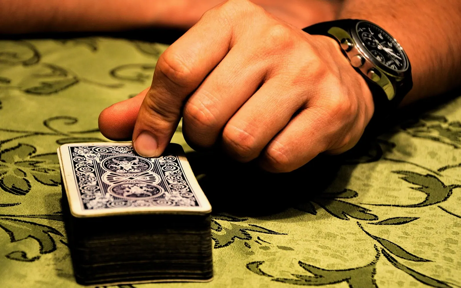 Cards, deck and playing