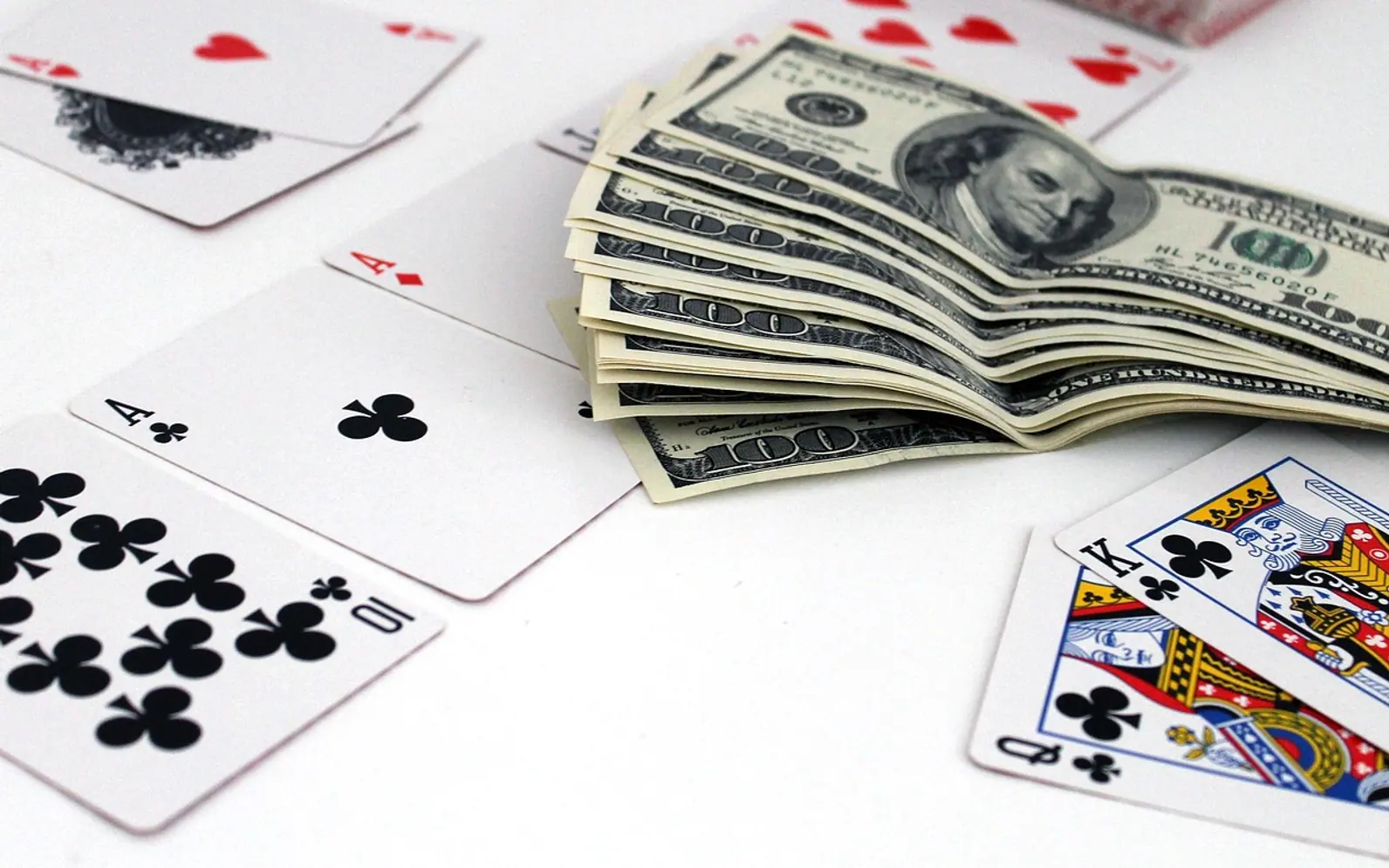 Cards, poker and money